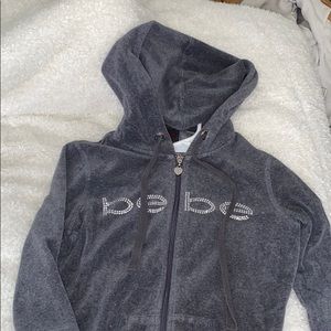 Gray Bebe sweat jacket